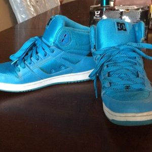 Blue DC size 9 womens sneakers
